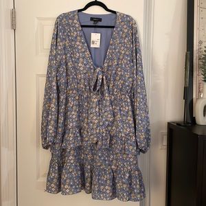 Floral Ruffled Dress